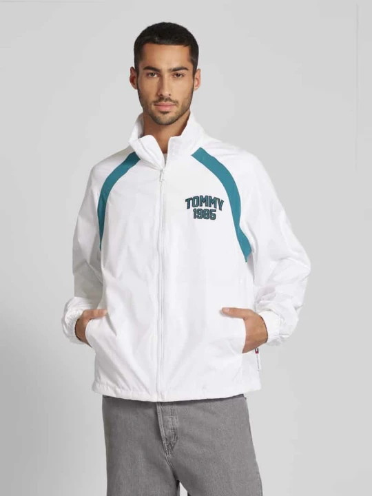 Zdjęcie produktu Kurtka treningowa ze stójką Tommy Jeans Biały