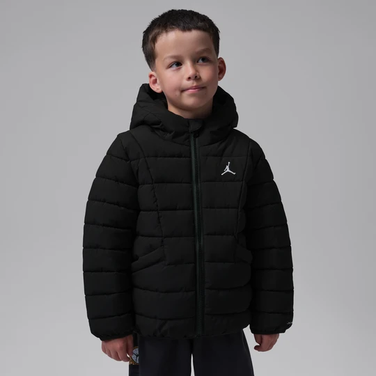 Zdjęcie produktu Kurtka typu puffer o średniej grubości Jordan Active dla małych dzieci - Czerń