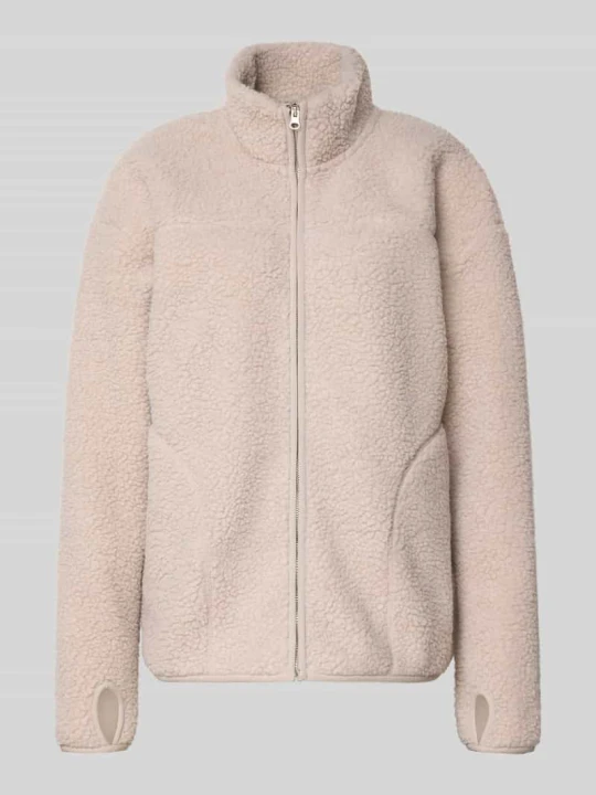 Zdjęcie produktu Kurtka typu teddy o kroju relaxed fit ze stójką model 'SAIDA' Pieces Złamany biały