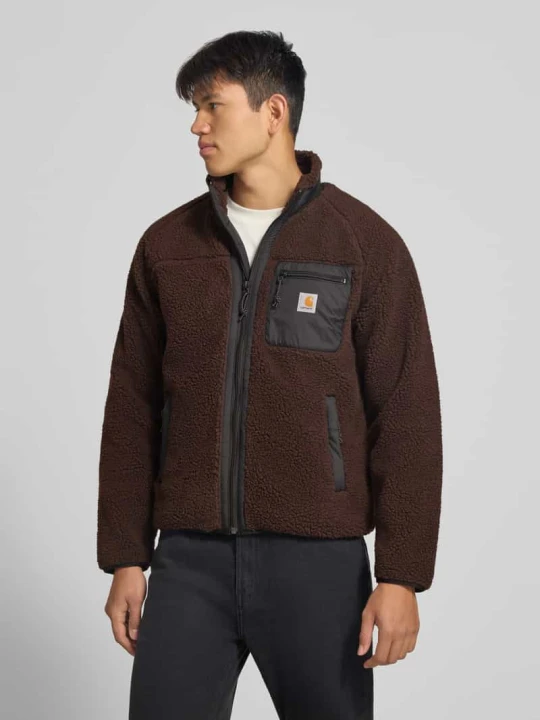 Zdjęcie produktu Kurtka typu teddy z brustaszą model 'PRENTIS LINER' Carhartt WIP Średniobrązowy