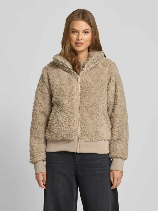 Zdjęcie produktu Kurtka typu teddy ze stójką i zamkiem błyskawicznym Mazine Beżowy