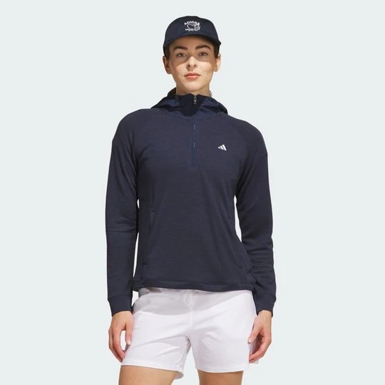 Zdjęcie produktu Kurtka ULTIMATE365+ COURSE CONTROL HYBRID QUARTER-ZIP HOODIE Adidas Collegiate Navy