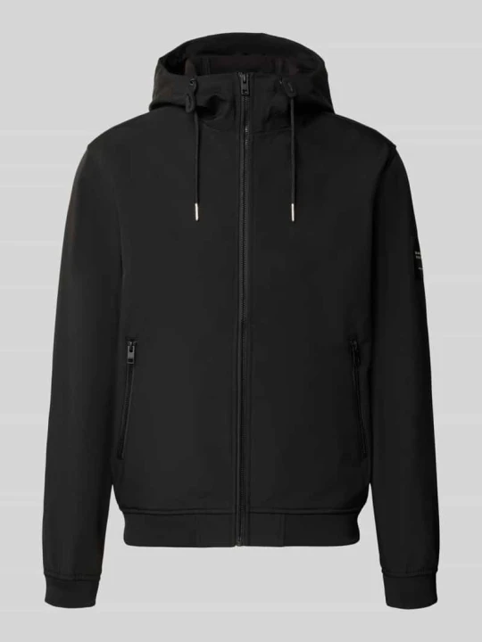 Zdjęcie produktu kurtka w kroju regular fit z detalem z logo Jack&Jones Czarny