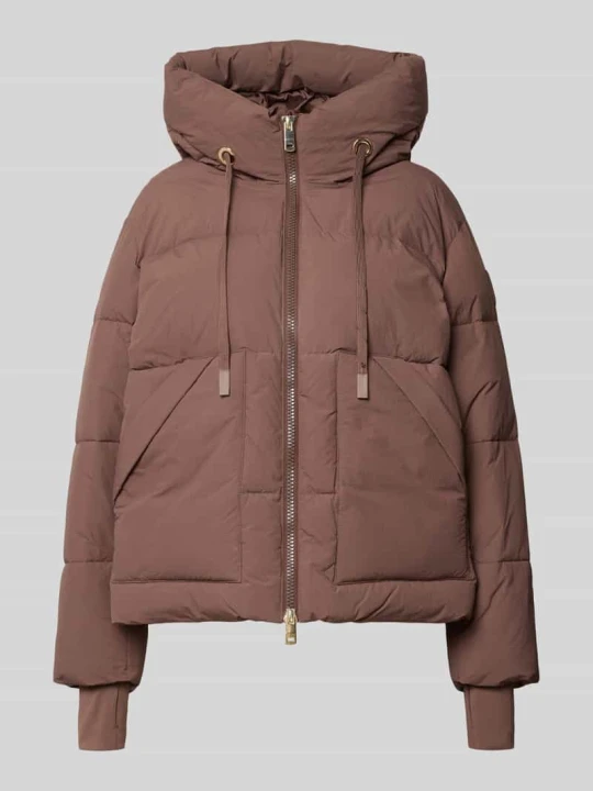 Zdjęcie produktu kurtka w kroju regular fit z efektem pikowania model 'Ollie' MOS MOSH Ciemnobrązowy