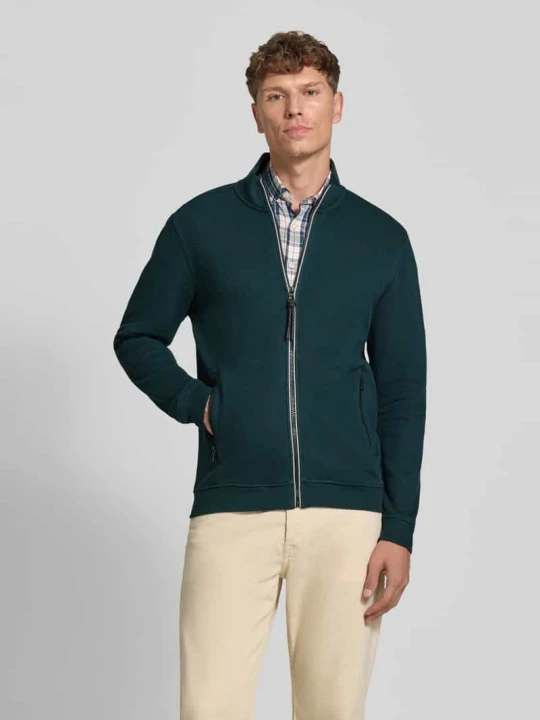 Zdjęcie produktu kurtka w kroju regular fit z mieszanki bawełny model 'SELANIK' Lerros Ciemnozielony