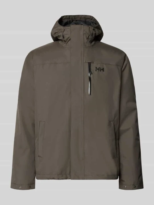 Zdjęcie produktu kurtka w kroju regular fit z nadrukiem z logo model 'Juell' Helly Hansen Oliwkowy