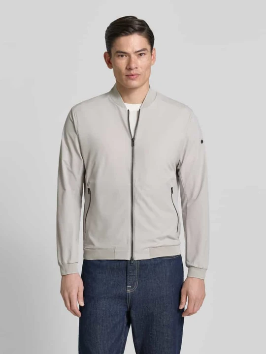Zdjęcie produktu kurtka w kroju regular fit ze stójką model 'Campo' SCANDINAVIAN EDITION Jasnoszary