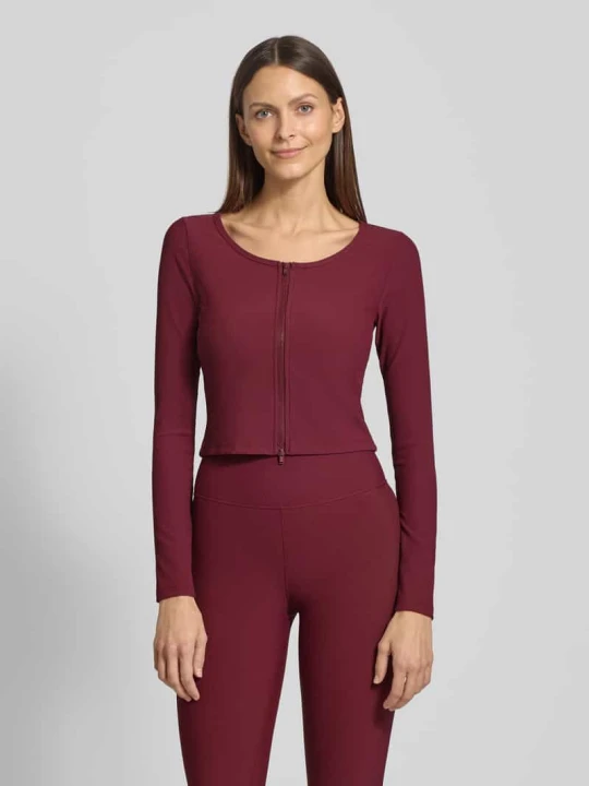 Zdjęcie produktu Kurtka w kroju slim fit z dwukierunkowym zamkiem błyskawicznym model 'Performance' AIMN Ciemnoczerwony
