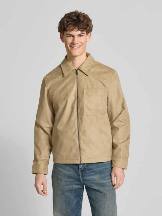 Zdjęcie produktu Kurtka w optyce skóry krój regular fit model 'RICK' Only & Sons Beżowy