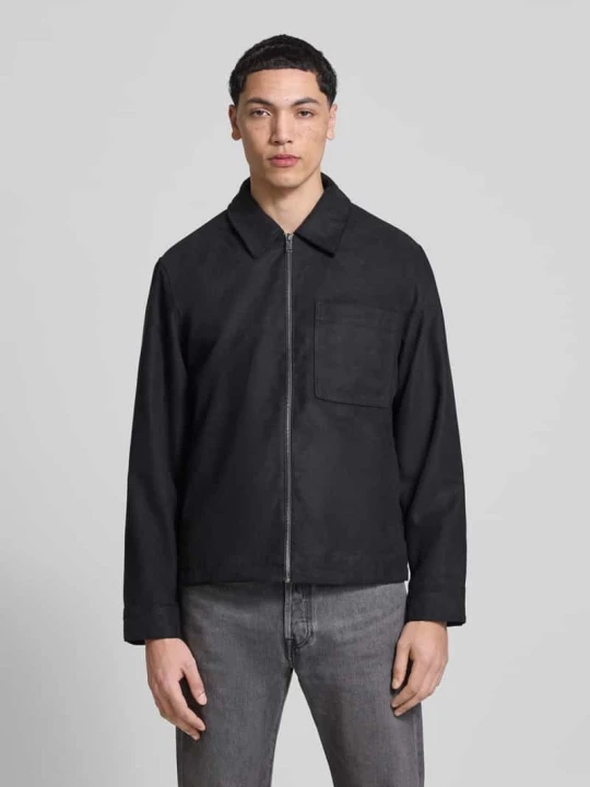 Zdjęcie produktu Kurtka w optyce skóry krój regular fit model 'RICK' Only & Sons czarny