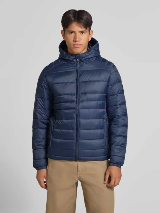 Zdjęcie produktu Kurtka w pikowanym stylu o kroju regular fit model 'KINGSLEY' Jack&Jones Ciemnoniebieski