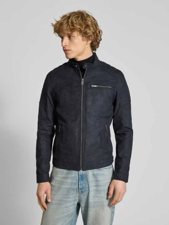 Zdjęcie produktu Kurtka w stylu Biker model ‘Rocky’ Jack&Jones Czarny