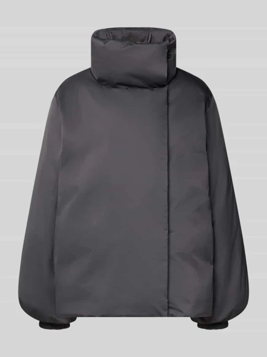 Zdjęcie produktu Kurtka w stylu puffer o kroju oversized ze stójką model 'Horiza' Opus Antracytowy