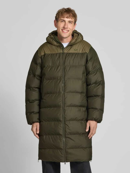 Zdjęcie produktu kurtka w stylu puffer o kroju regular fit z zamkiem błyskawicznym adidas Originals Oliwkowy