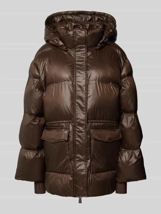 Zdjęcie produktu Kurtka w stylu puffer z kapturem model 'Clotilde' NEO NOIR Średniobrązowy