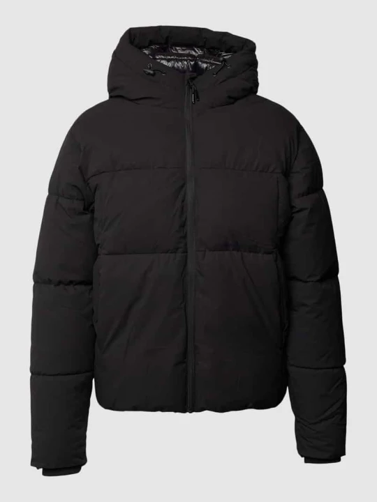 Zdjęcie produktu Kurtka w stylu puffer z kapturem model 'VESTERBRO' Jack&Jones Czarny