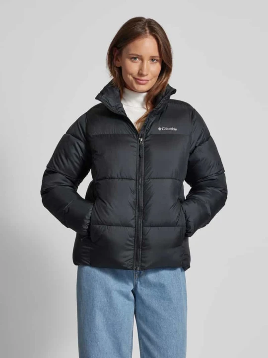Zdjęcie produktu Kurtka w stylu puffer z nadruk z logo Columbia Czarny