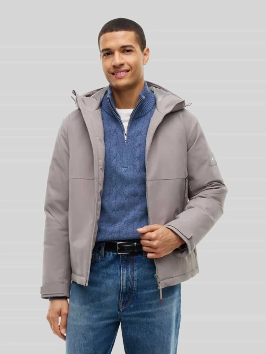 Zdjęcie produktu Kurtka w stylu puffer z zamkiem błyskawicznym dwustronnym Tommy Hilfiger Jasnoszary