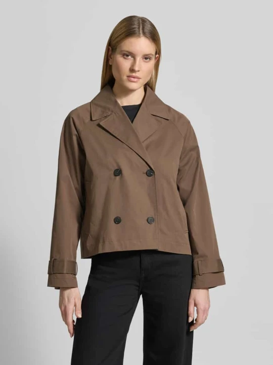 Zdjęcie produktu kurtka w stylu trenczu o kroju regular fit z mieszanka bawełny model 'NEW CILO' Selected