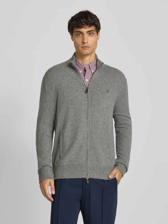 Zdjęcie produktu Kurtka wełniana ze stójką Polo Ralph Lauren Średnioszary