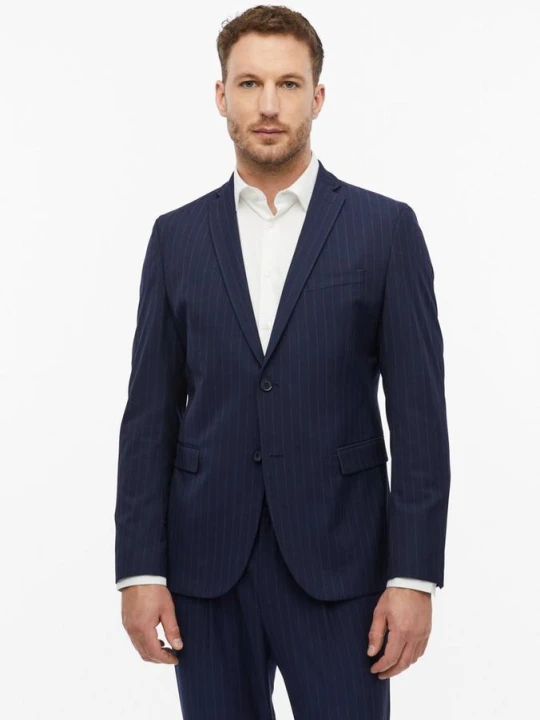 Zdjęcie produktu s.O PURE: Marynarka Slim Fit s.Oliver niebieski