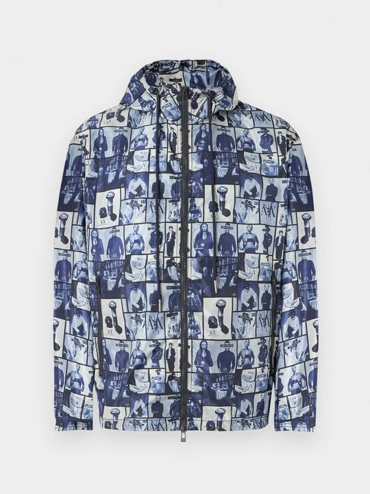 Zdjęcie produktu Kurtka wiosenna Armani Exchange niebieski