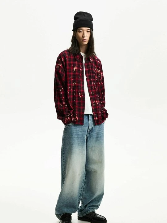 Zdjęcie produktu Kurtka wiosenna Bershka czerwony
