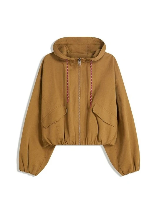 Zdjęcie produktu Kurtka wiosenna Bershka wielbłądzi