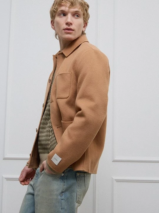 Zdjęcie produktu Kurtka wiosenna Calvin Klein wielbłądzi