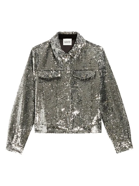 Zdjęcie produktu Kurtka wiosenna CLAUDIE PIERLOT srebrny