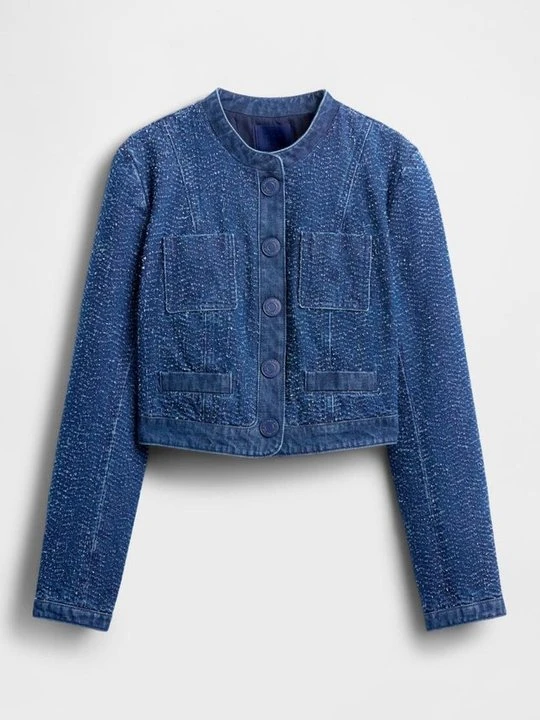 Zdjęcie produktu Kurtka wiosenna GAP niebieski denim