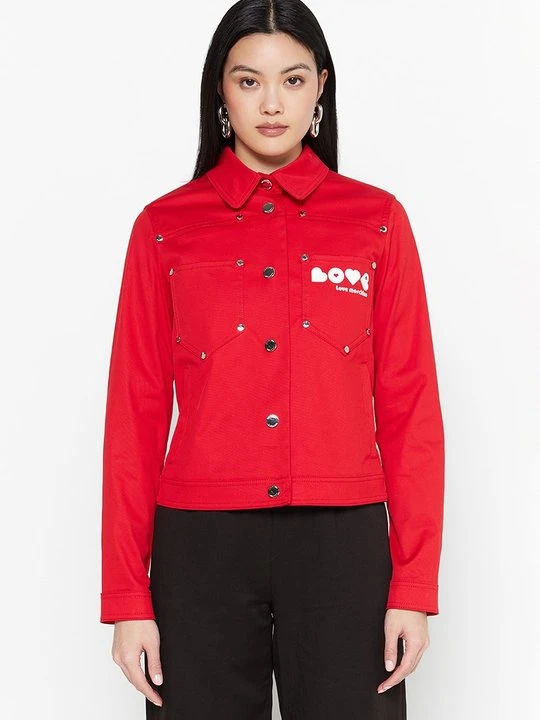 Zdjęcie produktu Kurtka wiosenna LOVE MOSCHINO czerwony