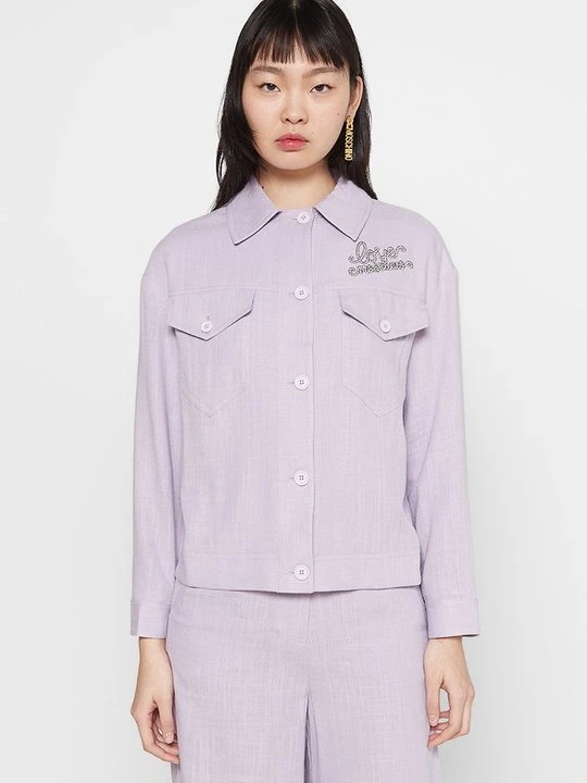 Zdjęcie produktu Kurtka wiosenna LOVE MOSCHINO fioletowy