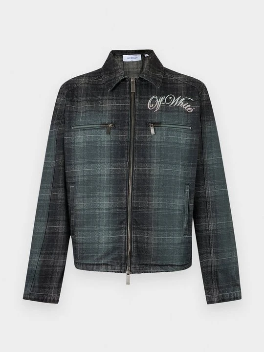 Zdjęcie produktu Kurtka wiosenna Off White niebieski denim