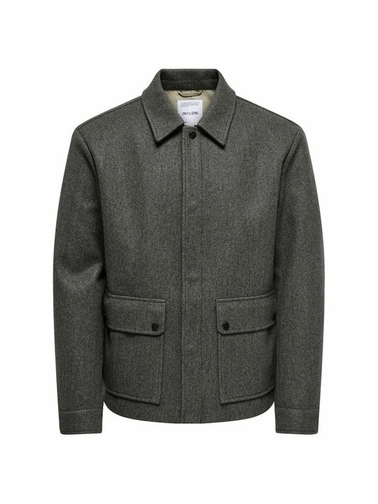 Zdjęcie produktu Kurtka wiosenna Only & Sons ciemnoszary