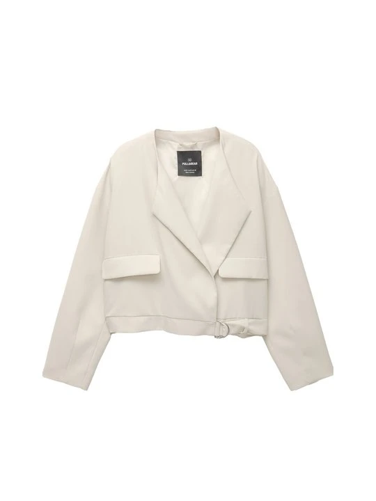 Zdjęcie produktu Kurtka wiosenna PULL&BEAR beżowy