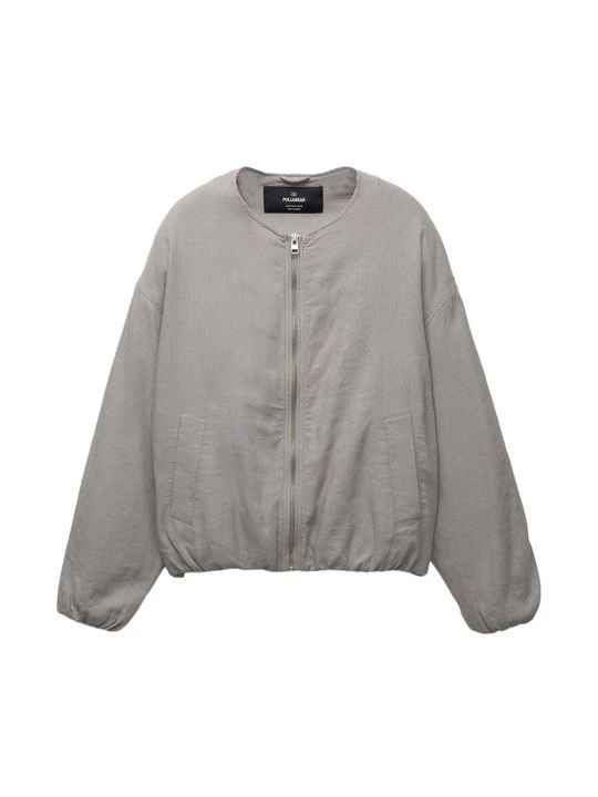 Zdjęcie produktu Kurtka wiosenna PULL&BEAR kamień