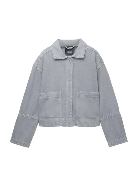 Zdjęcie produktu Kurtka wiosenna PULL&BEAR niebieski