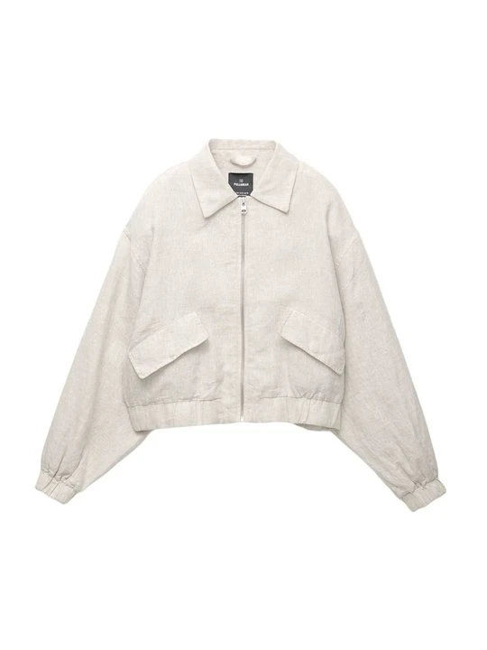 Zdjęcie produktu Kurtka wiosenna PULL&BEAR kamień