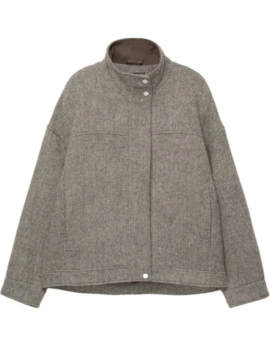 Zdjęcie produktu Kurtka wiosenna PULL&BEAR szary