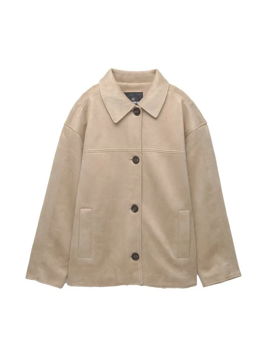 Zdjęcie produktu Kurtka wiosenna PULL&BEAR beżowy