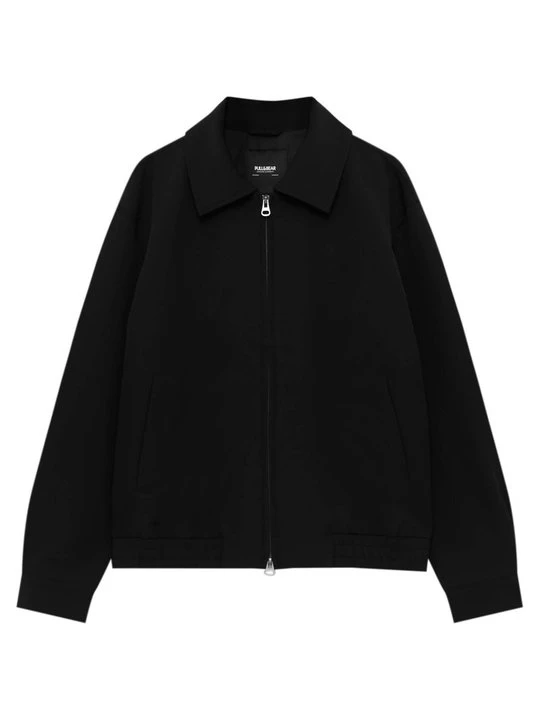 Zdjęcie produktu Kurtka wiosenna PULL&BEAR czarny melanż