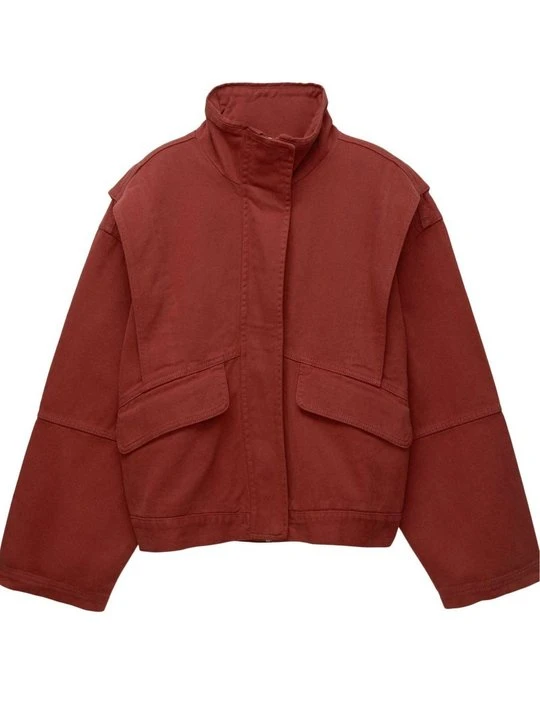 Zdjęcie produktu Kurtka wiosenna PULL&BEAR czerwony