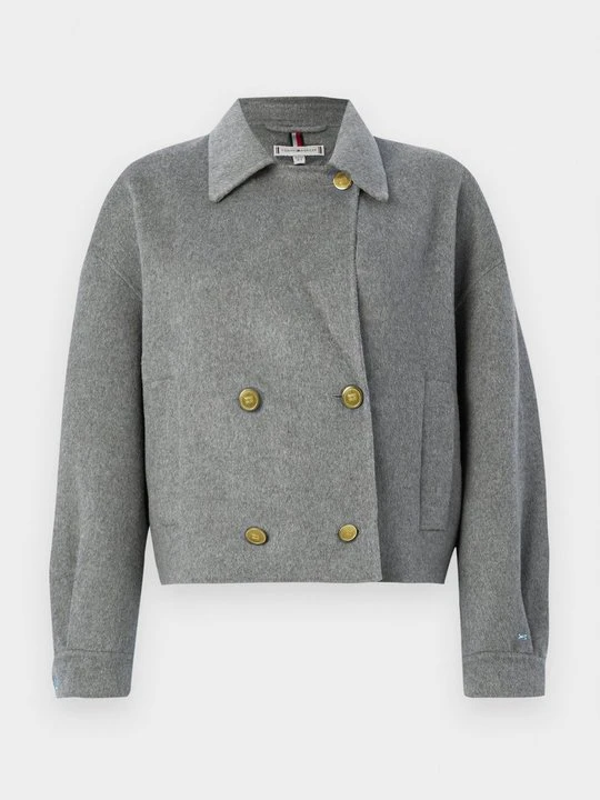 Zdjęcie produktu Kurtka wiosenna Tommy Hilfiger jasnoszary