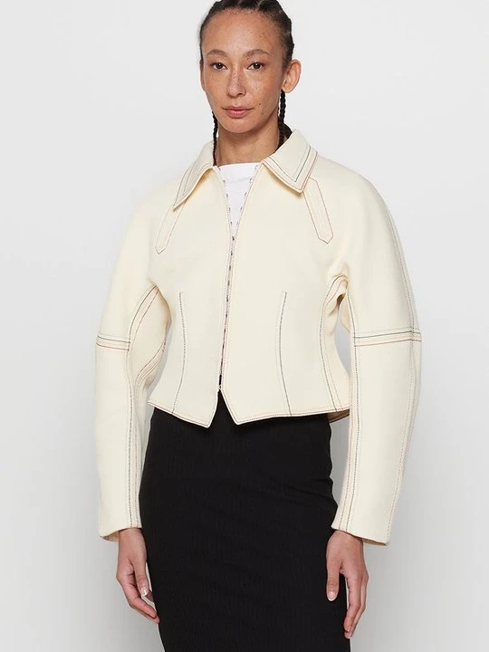 Zdjęcie produktu Kurtka wiosenna Tory Burch mleczny