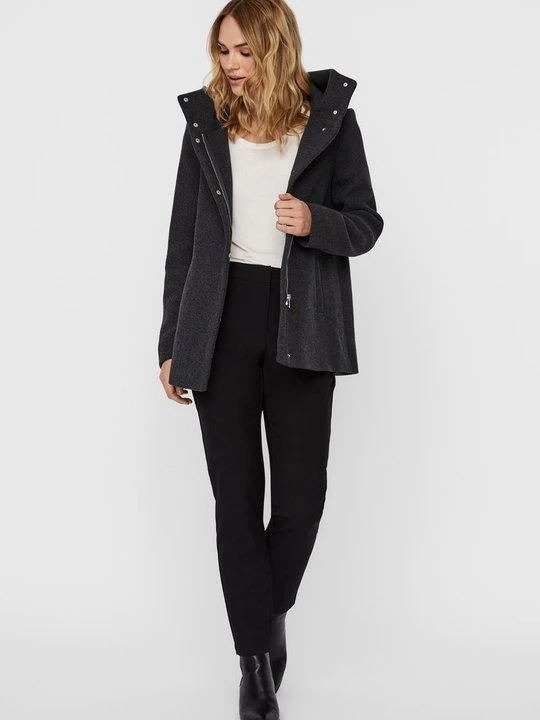 Zdjęcie produktu Kurtka wiosenna Vero Moda ciemnoszary melanż