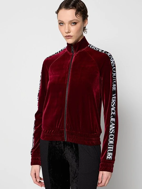Zdjęcie produktu Kurtka wiosenna Versace Jeans Couture ciemnoczerwony