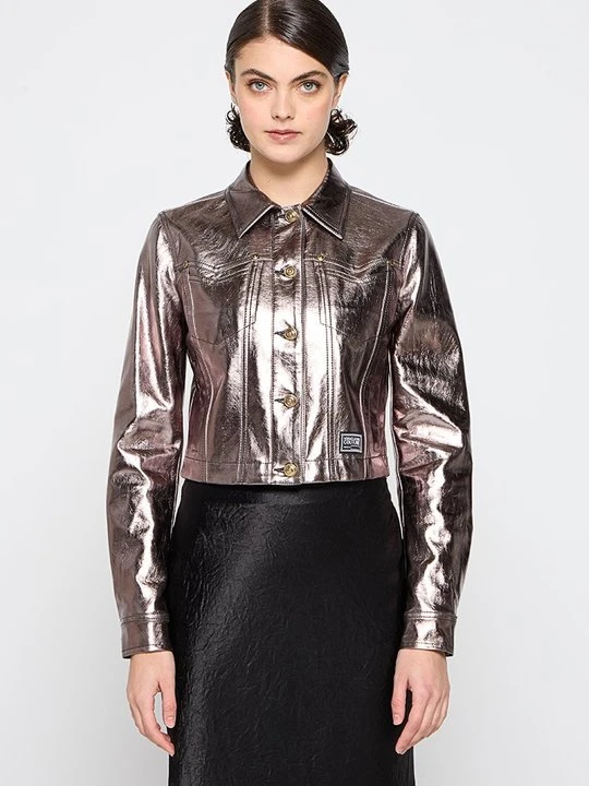 Zdjęcie produktu Kurtka wiosenna Versace Jeans Couture srebrny