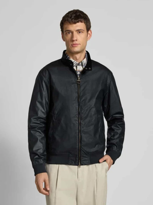 Zdjęcie produktu Kurtka woskowana o kroju regular fit z czystej bawełny Barbour Granatowy