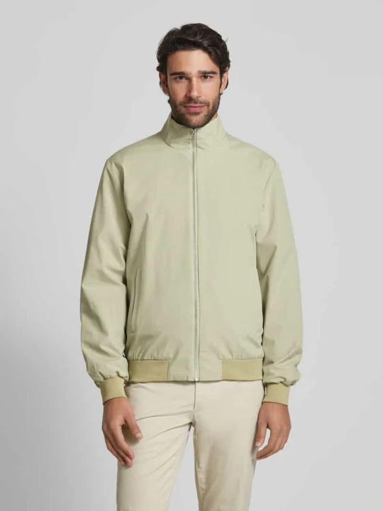 Zdjęcie produktu Kurtka z bocznymi, wpuszczanymi kieszeniami model ‘Joshu’ Casual Friday Limonkowy